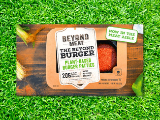 A package of Beyond Meat's Beyond Burger.