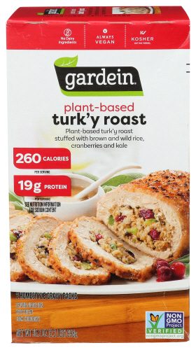 A box of Gardein Turk'y Roast