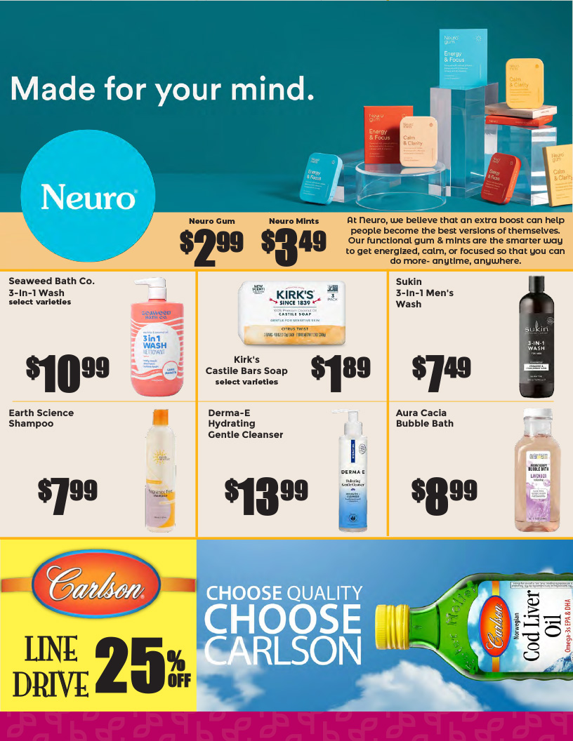 Page seven of the July Flyer