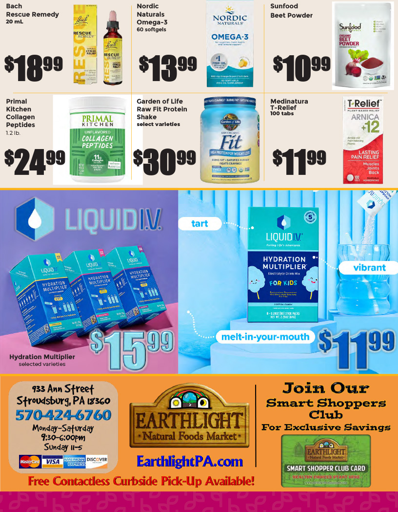 Page eight of the July Flyer