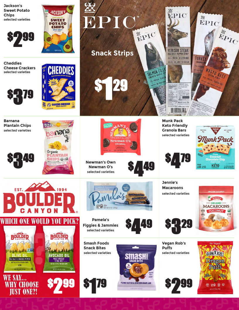 Page four of the March Flyer