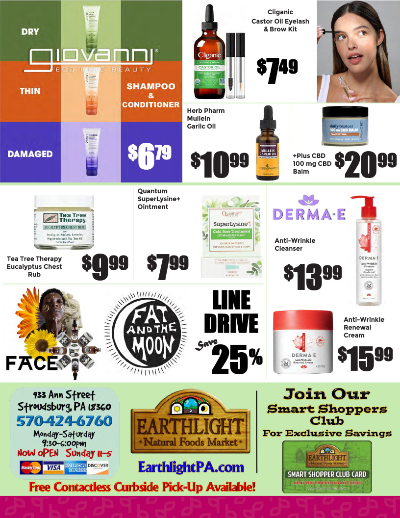 Page eight of the March Flyer