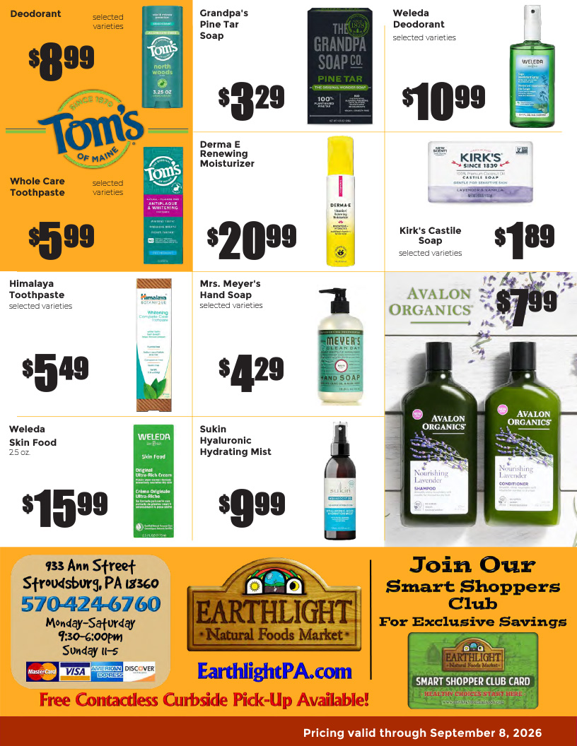Page eight of the September Flyer