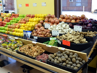 Earthlight produce section